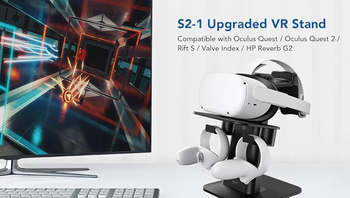 その他   Quest 2 Amazon.com: KIWI design VR Stand Accessories Compatible with